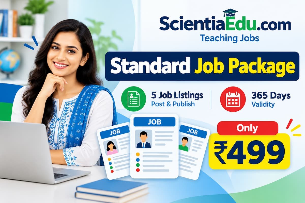 Standard Job Package with 5 Teaching Job Listings and 365-Day Validity